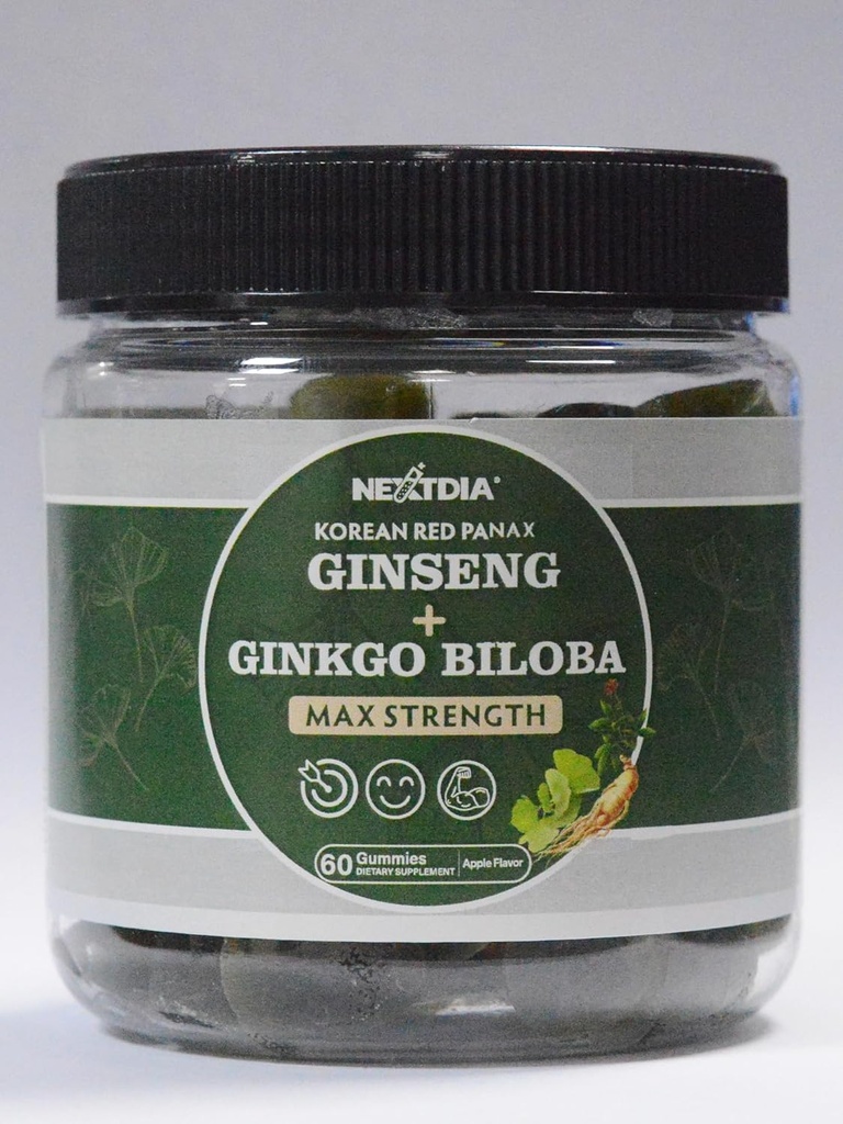 Sugar Gratis Ginkgo Biloba Gummies 2Pack