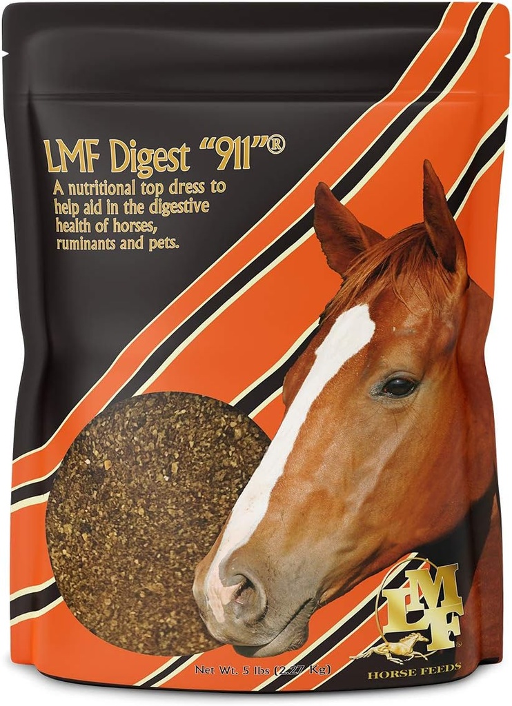 Digest 911" 5 lb prebiotiske og probiotiske Supplement for hester leukemi og kjæledyr