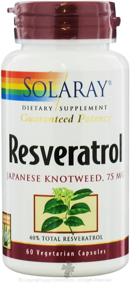 Solaray Resveratrol - 60 Vegetariske kapsler