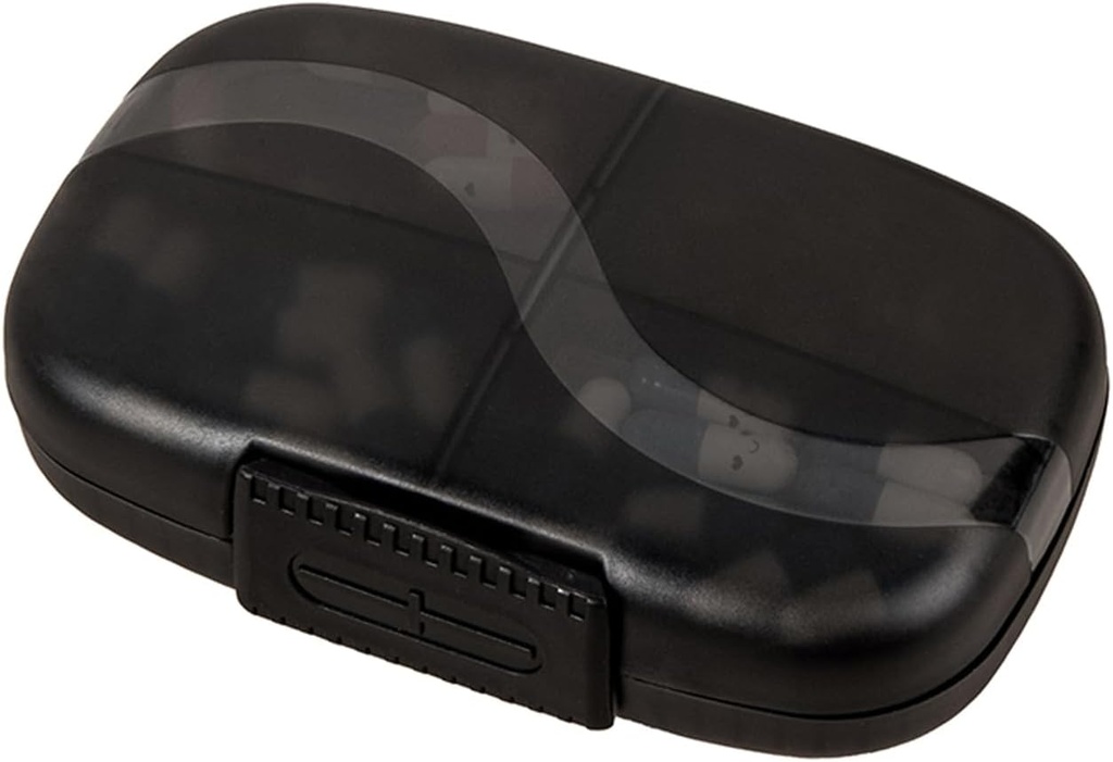 Ukelig pilleorganisator 1 gang om dagen,Pill dispensere,Pill Box 7 dag med 7 ekstra store sammenligninger Bærbar reise, for medisinering/vitaminer/fish oljer/Supplements