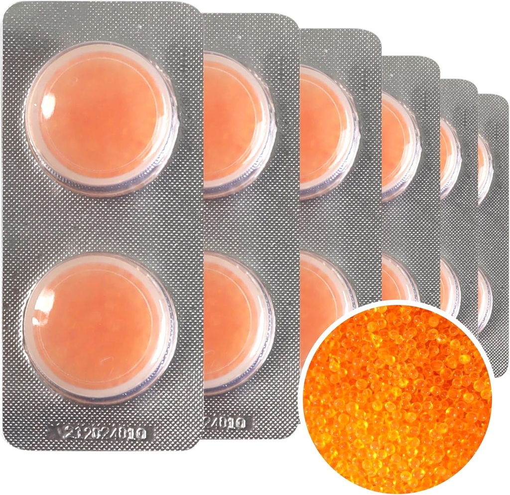 12-Pack høreapparat Tørrere kapsler C & C Tørking avfukter Caps Tilbehør til Phonak, Starkey og Unitron Lader Case eller noen høreapparat Case Som kan oppbevare tørre kapsler (3Garm)