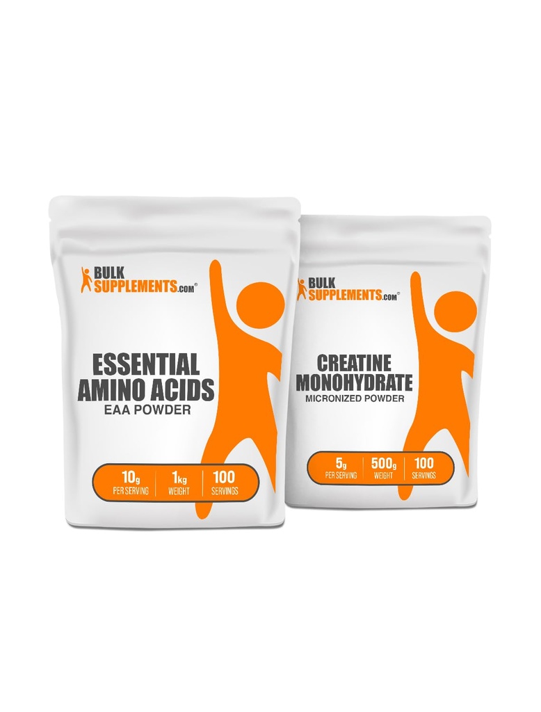BULKSUPPLEMENTS.COM EAA pulver 1kg + Kreatin 500g Bundle