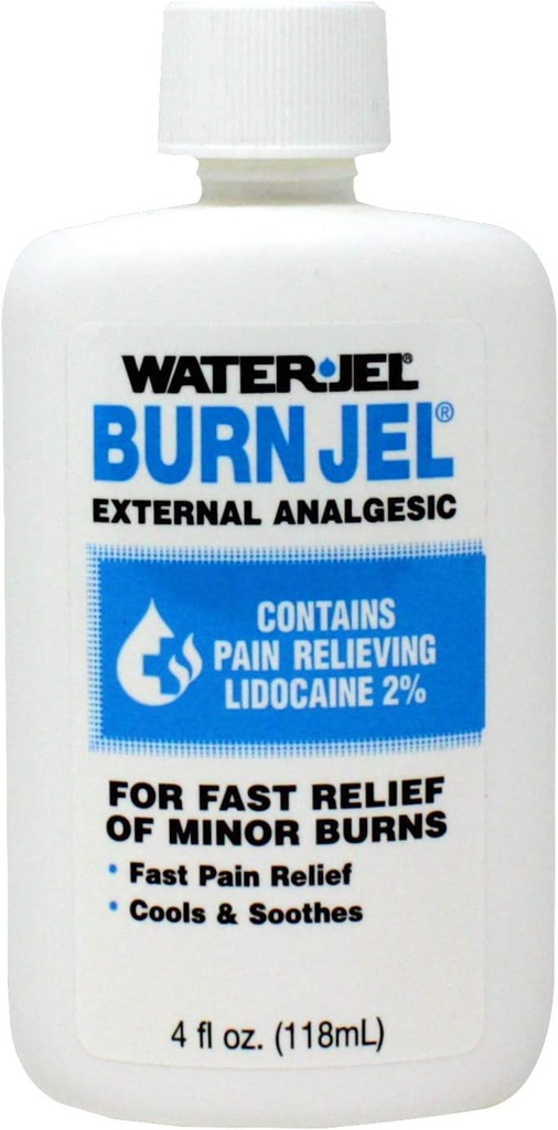 Vann Jel Burn Jel Minor Burn Relief Gel Squeeze flaske 4 oz