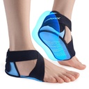 Plantar Facilitis ispakker med hæl og sole Gel dekk, 2PCS Gel hæl kopper beskyttere for smertelindring, justerbare fot is pakker for akilles Tendonitis