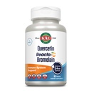 KAL Quercetin Reacta-C Bromelain Immune Support Supplement, 24-timers immunforsvar med bioflavonoider, vitamin C 1000mg og Quercetin 500mg, Vegansk, Glutenfri, 60-dagers garanti, 30 Serv, 60 tabletter