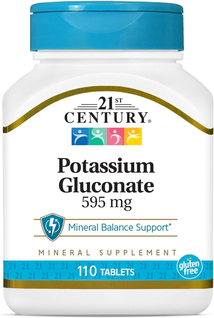 21st Century Kalium 595 mg tabletter, 110 greve (pakke på 3)