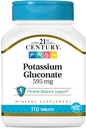 21st Century Kalium 595 mg tabletter, 110 greve (pakke på 3)