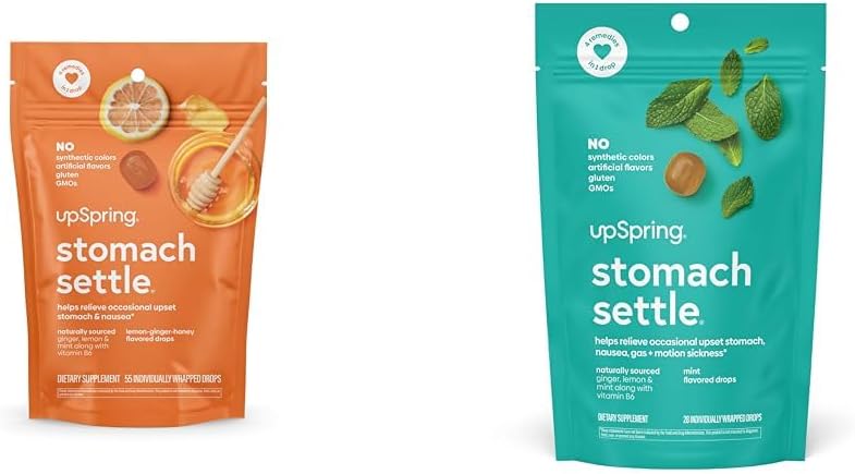 UpSpring Mage Stable Drops Bundle med Ginger, sitron - 55 Ct og 28 Ct