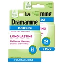 Dramamine Lidelse Lang varighet, kvalme Relief, 10 greve (pakke med 2)