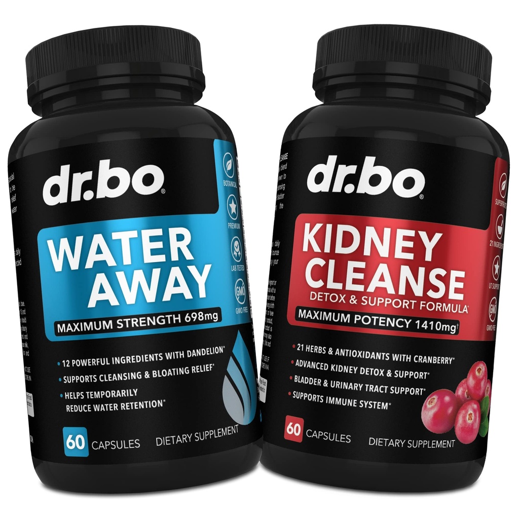 Vannpiller Diuretikk for vanntetthet - Nural Cleanse Detox Support Supplement - Borte Herbal Diuretiske Supplement - Hjelp Reparere Nyre, Blader Control & Urinal Tract Helse Nyre Formula