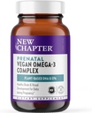 Nytt kapittel Vegansk prenatal DHA, EPA og DPA Supplement - Prenatal Vegansk Omega-3 Kompleks for sunn hjerne- og øyeutvikling under svangerskapet - 30 Softgels