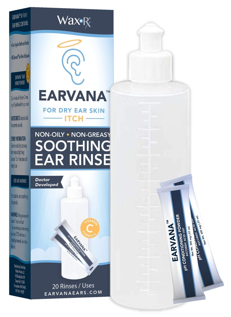 EARVANA Soothing ørerense for tørr øretørke kløe