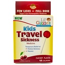 Lil' Giggles Kids Medicert Lollipops - Søt Gentle Relief for barn og ikke-drowsy - for bilsykhet, reise tristhet og bevegelse sykhet Relief - Homeopatisk Remedy Barnekjærlighet - Cherry Flavor 12 CT