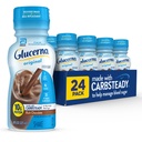 Glucerna Original Diabetes Care Shake, rik sjokolade, diabetisk måltid erstatning for å støtte blodsugar management, 10g protein, 180 kalorier, klar til å drikke, 8-fl-oz flaske, 24 Pack