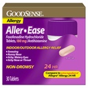 GoodSense Aller-Ease - Fexofenadin Hydroklorid 180 mg Tabletter - 24 timers allergi medisin for innendørs og utendørs relief, 30 teller