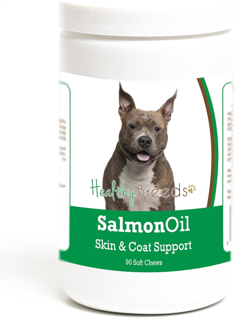 Sunn avler American Staffordshire Terrier Salmon olje myk Chews 90 greve