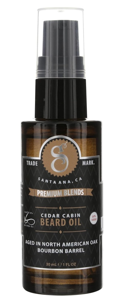Suavecito Premium blandinger Beard Oil - Leave-In Beard Conditioner For mykende hår, Hydrating hud, Eliminering Beard Dandruff, sunn beard vekst - 1 oz