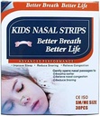 30 naturlige narkotikafrie barn bedre puste nasal strimler for nasal kongessjon, allergi, kulde, influensa, sinus, stuffy nese, snorking, avviklet septum, søvnhjelp, atletisk ytelse - alder 5 og over