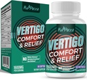 Liposomal Vertigo Supplement 1600MG, Avansert absorpsjon formel, naturlig indre ørebalanse Supplement med Ginger & Ginkgo Biloba Extract, 60 Softgels, 30-dagers levering