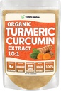 XPRS Nutra Organic Turmeric Curcumin Powder Extract 10:1 - Premium USDA Organic Curcumin pulver for immunisme - Vegansk Vennlig Pure Curcumin for Gut Health (2 Ounce)