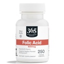 365 av hele matmarkedet, Folinsyre 800mcg, Vegansk, 250 tabletter