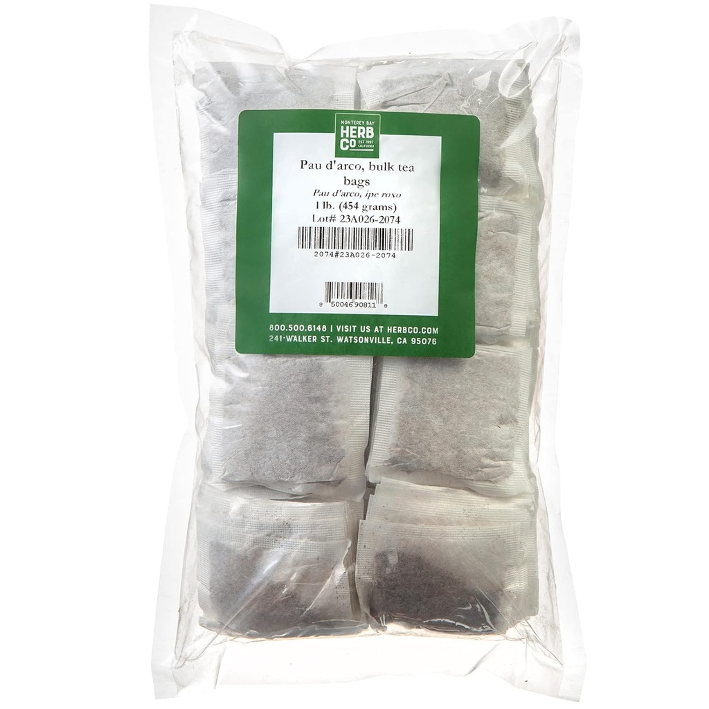 Monterey Bay Herb Co. Pau D'arco Herbal Tea Alle-Naturlig & Koffein Gratis