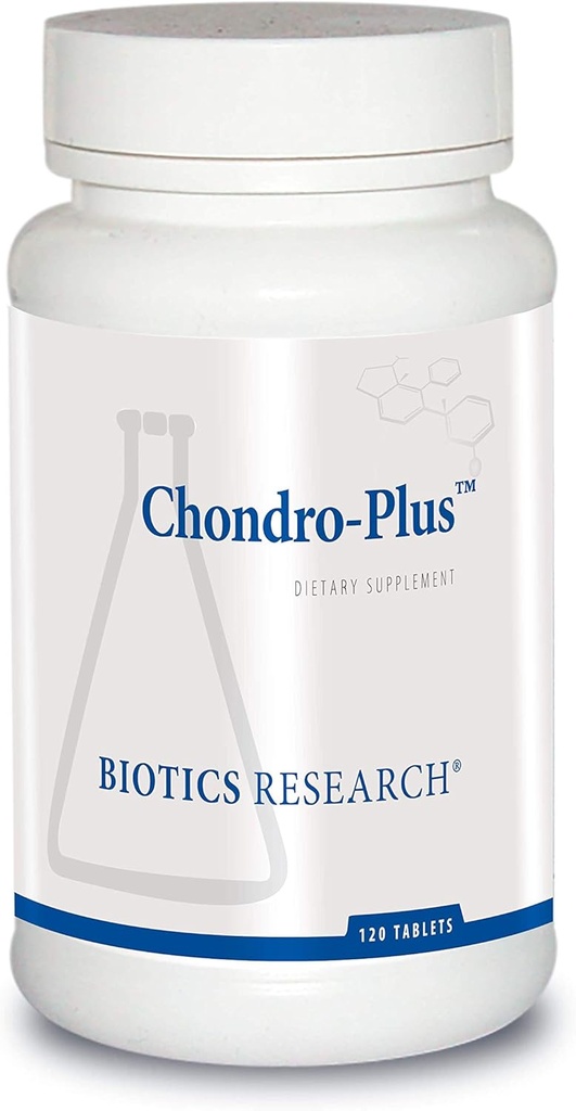 Biotics Research Chondro PlusTM – Rengjorte Chondroitinsulfater, Chondroprotection, omfattende støtte for konnektive vev, Athletisk støtte 120 tabletter