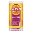 Metamucil, Psyllium Husk pulver, upåklaget original tekstur, med sukker, 114 serveringer, 4-i-1 fiber Supplement, daglig Psyllium Husk Fiber pulver støtte Digestiv helse ved å fremme regelmessighet*