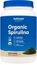 Nutricost organisk spirulina pulver 2 LB - ren, sertifisert organisk spirulina