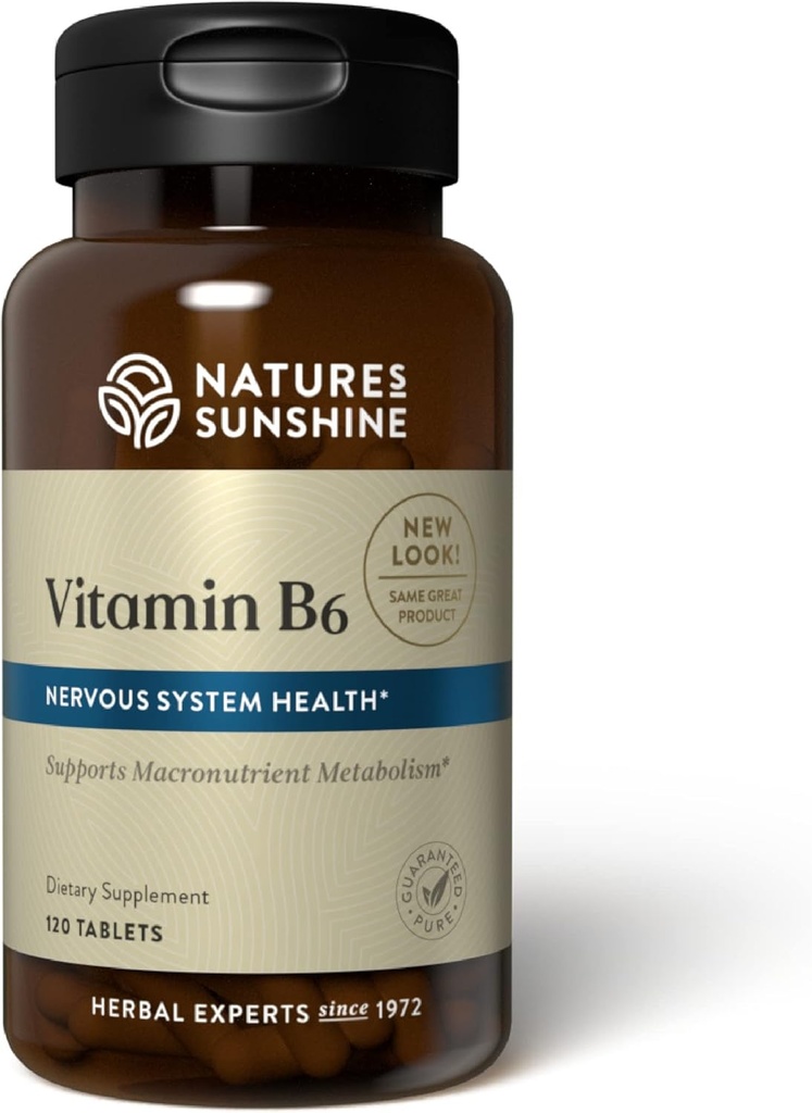 Yonune NLMUBR LUCKSIT Naturens solskinn vitamin B6 120 tabletter
