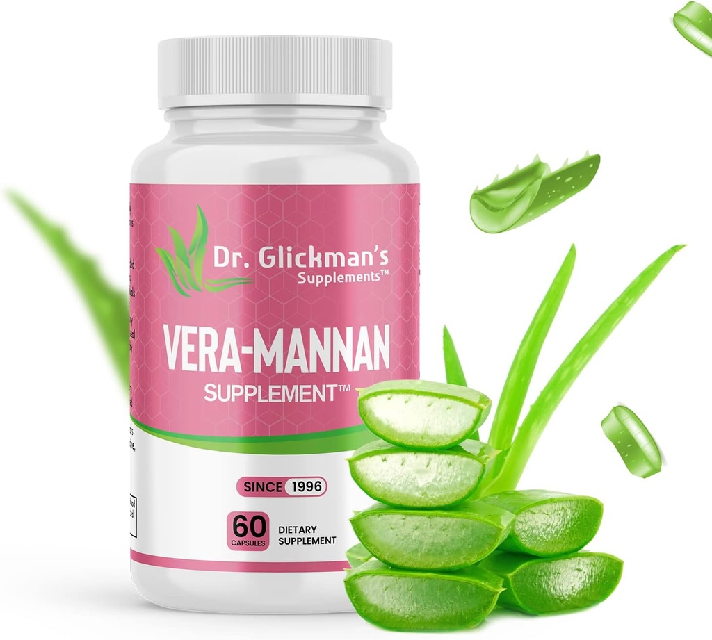 Vera-mannan Aloe Vera Supplement, 1 flaske, 60 kapsler