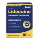Sumifon 4% Lidocain smerte relief lapper 15 teller maksimal styrke Numbing Gel Patch for rygg kne hals felles ache muskel Soreness emne analgesisk