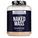 NAKED sjokolade peanut smør masse - 1,280 kalorier, 50G protein, ingenting kunstig. Alle naturlige vekt gevinster protein pulver - 8Lb bulk, GMO gratis, glutenfri og soya gratis
