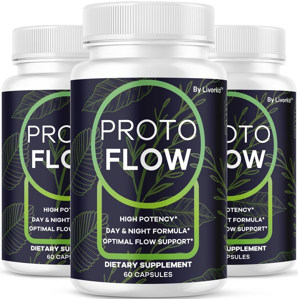 LIVORKA (3 Pack) Proto Flow - Proto Flow Support, ProtoFlow, ProtoFlow Anmeldelser, ProtoFlow Formula, Proto Flow Mannlige Kapsler, Proto Flow Supplement for menn, Proto Flow Pills, 180 Kapsler i 3 måneder