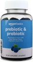 Basics Prebiotic & Probiotic Gummies, 2 milliarder CFU, Blå bringebær, 50 greve (2 per servering) (tidligere Solimo)