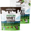 Opportuniteas Grass Fed Vanilla Choco Whey Protein Isolate pulver - 20g Protein pulver uten kunstige søtningsstoffer, hormonfri kyr, ikke GMO - 5lb