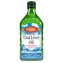 Carlson - Cod Liver Oil, 1100 mg Omega-3s, Wild-Caught Norsk Arctic Cod-Liver Oil, Sustainly Sourced Nordic Fish Oil Liquid, Unflavored, 500 ml (16.9 Fl Oz)