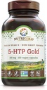 Nutrigold 5-htp 100 mg, 120 vegetariske kapsler - Gull standard ren 5-htp ekstrakt garantert fri for skadelig Peak-x, Gmos, & Allergens