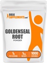 BulkSupplements.com Goldenseal Powder - Herbal Supplement, kildet fra Goldenseal Root - Vegan & Glutenfri, 1g per Serving, 1kg (2,2 lbs) (Pack of 1)