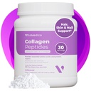 VitaMedica Collagen Peptiders pulver for kvinner og menn - Sunt hår, hud, negler, bein og ledd - Hydrolyserte typer I & III, Gras-fedt, Pastur-Raised Protein, Null Sukker - 30 Services