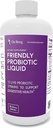 Dr. Bergs vennlige Probiotiske flytende Supplement Drink m/ 12 Live Probiotika Strains & Lactobacillus Acidophilus - Digestiv helse, immunsystem og Gut støtte for menn kvinner og barn -1 måneds forsyning