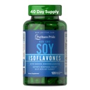 Puritans stolthet ikke-GMO soya isoflavoner 750mg, kosttilskudd med aktiv daidzein, genistein og glycitin støtter menopause og Hot Flashes, 120 raske release kapsler