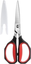 LIVINGO Kjøkken Shears Heavy Duty: Matlaging Scissors Oppvaskmaskin Safe Kom Apart Sharp smidt rustfritt stål Blade Utility Food Alt formål for å kutte Poultry Kylling Kjøtt Bein Grønnsaker, 8,5 inches