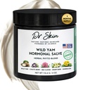 Dr. Skin Wild Yam Krem for hormonbalanse 4oz | 100% organisk naturlig menopause og perimenopause støtte, Herbal Yam krem for kvinner PMS, Hot Flashes, Mood Swingers, Natt Sweats, Cramps Relief