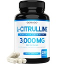 L Citrulline 3000mg Supplement (240 kapsler) Støtte L Arginine & Nitric Oxid piller - L-Citrulline For menn og kvinner - Muscle Recovery & Pump Supplement - 3rd Party Testet, Vegan, ikke-GMO - USA laget
