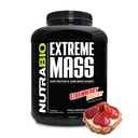 NutraBio Extreme Mass Gainer Protein pulver, 53G Protein, Clean Weight Gainer, Øk muskelmasse, Full Spectrum Amino Acid - Jordbær Pastry, 6 pund