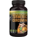 100% rå og organisk gurkemeie curcumin kapsler. Certifisert organisk, glutenfri, ikke-GMO og koffeinfri. Forbedret med hvitløk, ginger og svart pepper, 500 mg, 120 Vegankapsler