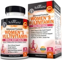 Multivitamin for kvinner med vitamin D3 - Multivitaminer for bein bryst hud felles energi - Vitaminer for immunforsvar - Immunsystem Økt naturlig immunforsvar - Felles støttetilskudd - 60Ct