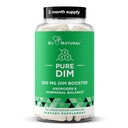 DIM Supplement Pure 200 Mg for kvinner eller menn – Estrogen Hormone Balance Supplement for energi, tretthet, stress, Menopause, Hot Flashes – Økt biotilgjengelighet BioPerine – 60 Vegan Soft Kapsler