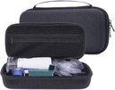Hard Shell bære veske for bærbar håndholdt nebulizer Machine Astma Inhaler, EVA Reiseveske for astma Spacer Mask for menn og Wemn, Medisin Kits Organizer, Atomizer Holder med Mesh Pocket